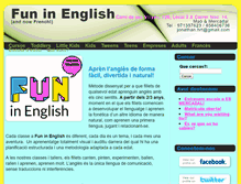 Tablet Screenshot of funinenglish.com